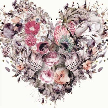 Diamond Paintings - Love Skull