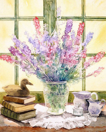 Paint by Numbers Kit - Lupine bouquet
