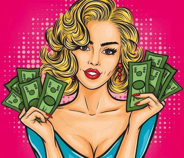 Paint by Numbers Kit - Money is Sexy