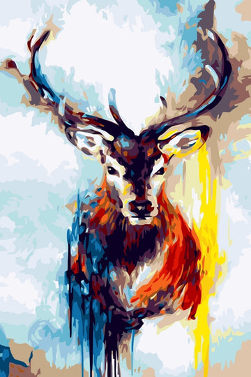 Paint by Numbers Kit - Multi-Color Deer