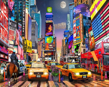 Paint by Numbers Kit - Night in Timesquare