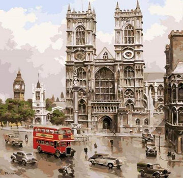 Paint by Numbers Kit - Notre Dame Retro
