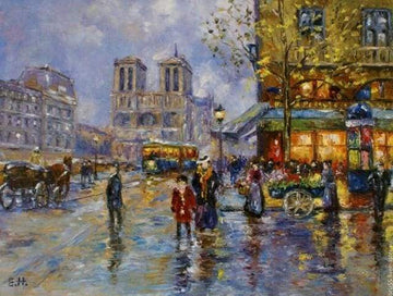 Paint by Numbers Kit - Notre Dame Vintage in Paris