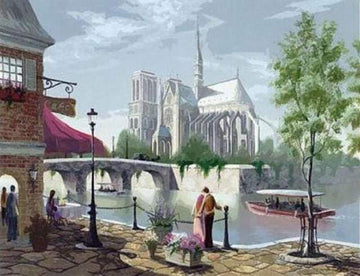 Paint by Numbers Kit - Notre Dame by Daylight