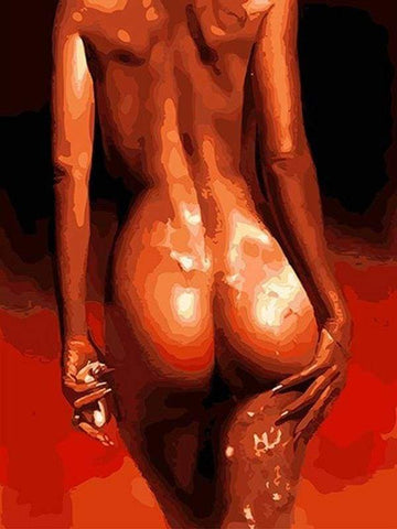 Paint by Numbers Kit - Nude in Red