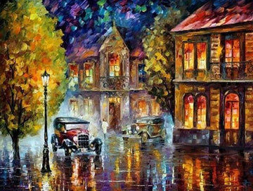 Paint by Numbers Kit - Old Car passing by