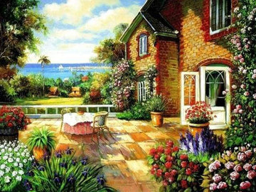 Paint by Numbers Kit - On the terrace