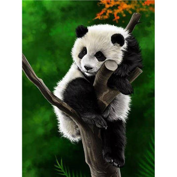 Diamond Paintings - Panda Sleeps On The Tree