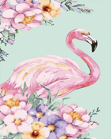 Paint by Numbers Kit - Pink Flamingo