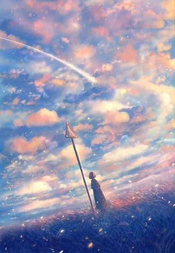 Paint by Numbers Kit - Pink Sky