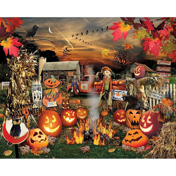 Diamond Paintings - Pumpkin Festivities Halloween