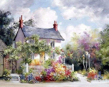Paint by Numbers Kit - Quiet neighbourhood