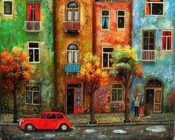 Paint by Numbers Kit - Rain Street
