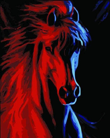 Paint by Numbers Kit - Red Horse