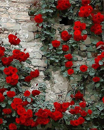 Paint by Numbers Kit - Red Roses