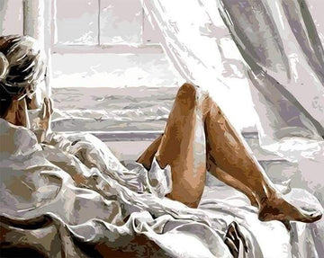 Paint by Numbers Kit - Rest facing the Sea