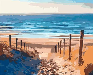 Paint by Numbers Kit - Road To Seashore