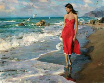 Paint by Numbers Kit - Seaside and Pretty Woman