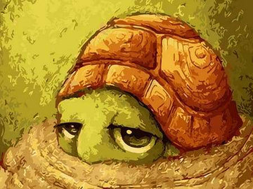 Paint by Numbers Kit - Small Turtle