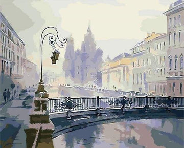 Paint by Numbers Kit - Snow in the City
