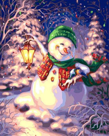 Paint by Numbers Kit - Snowman