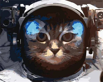 Paint by Numbers Kit - Space Cat
