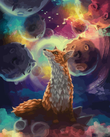Paint by Numbers Kit - Spiritual Fox