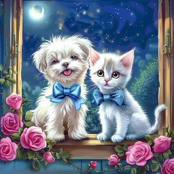 Paint by Numbers Kit - Starlit Friends