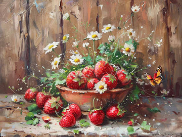 Paint by Numbers Kit - Strawberry Bliss