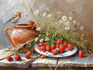 Paint by Numbers Kit - Strawberry Blossom