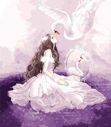Paint by Numbers Kit - The Princess and the Swan