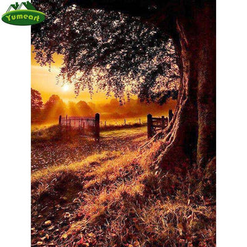 Diamond Paintings - Tree Beside Grave