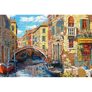 Diamond Paintings - Venice City Bridge River