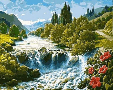 Paint by Numbers Kit - Waterfall