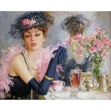Paint by Numbers Kit - Woman Taking Tea