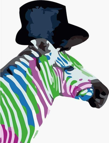 Paint by Numbers Kit - Zebra with