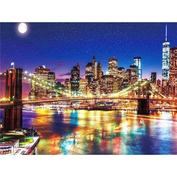 Diamond Paintings - A Colorful Bridge