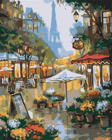 Paint by Numbers Kit - A Flower Shop