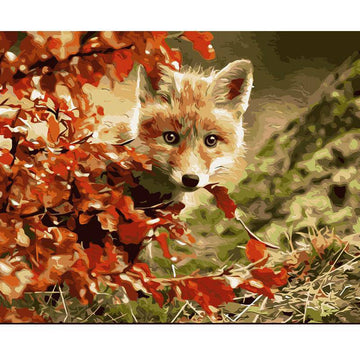 Paint by Numbers Kit - A Fox In Autumn