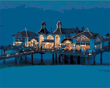 Paint by Numbers Kit - A Light House Over Sea