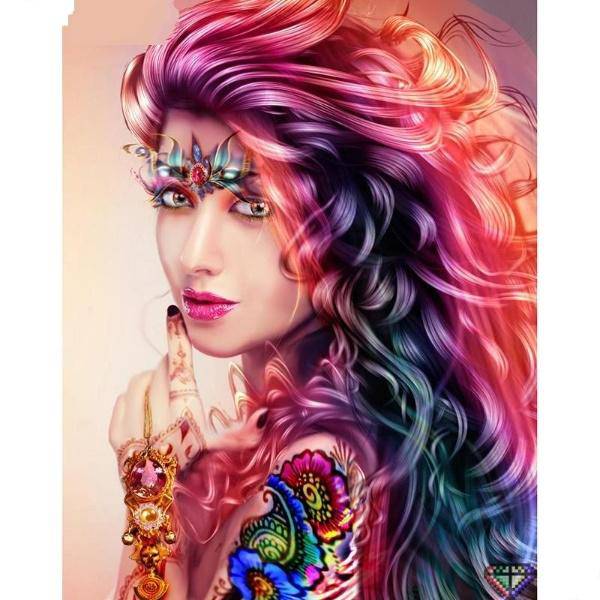 Diamond Paintings - A beautiful Woman