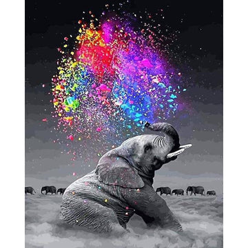 Diamond Paintings - Abstract Elephant