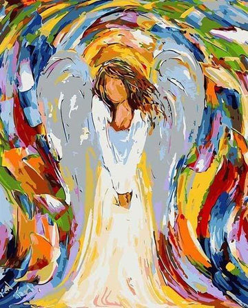 Paint by Numbers Kit - Abstract Little Angel