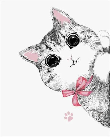 Paint by Numbers Kit - Adore Me Cat