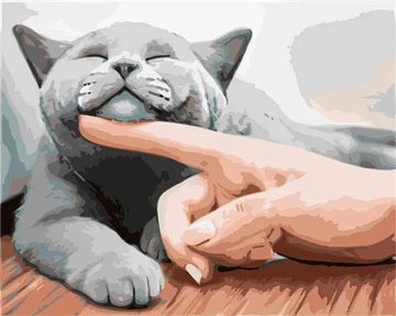 Paint by Numbers Kit - Adoring Cat