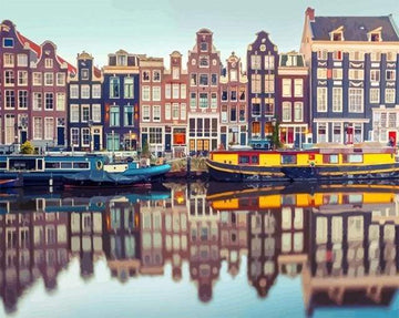 Paint by Numbers Kit - Amsterdam Canal