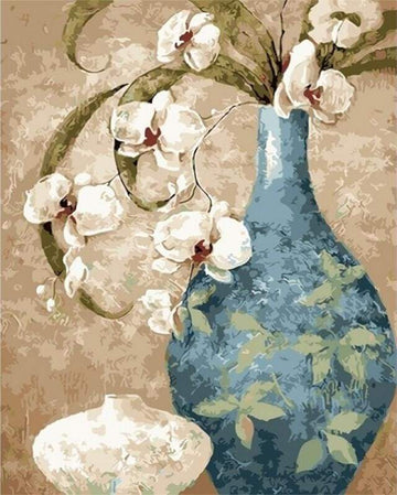 Paint by Numbers Kit - Ancient Bottle and Flowers
