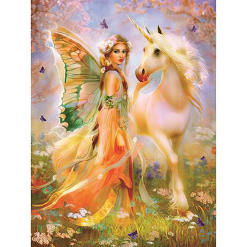 Diamond Paintings - Angel And Unicorn