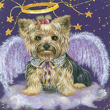 Diamond Paintings - Angel Dog