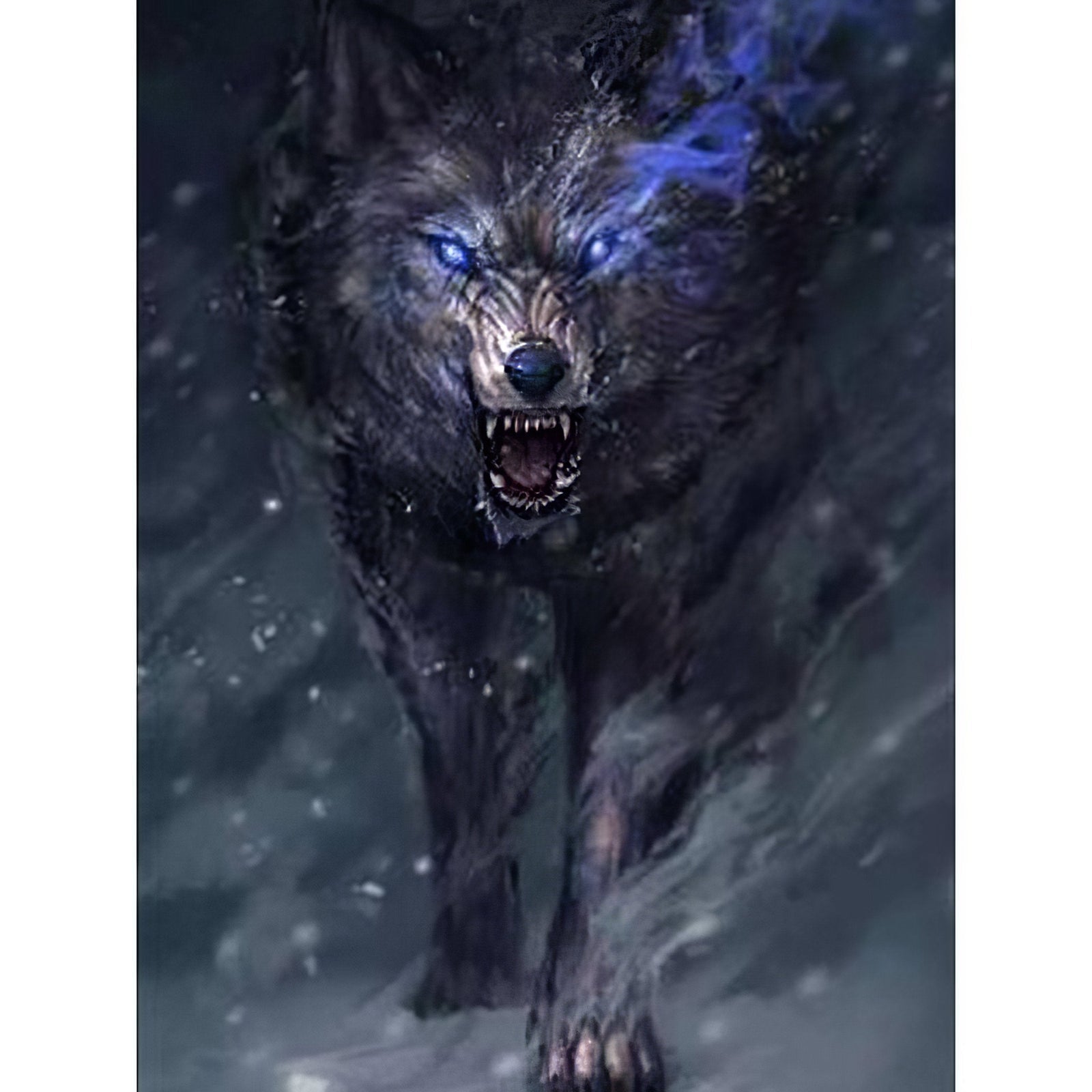 Diamond Paintings - Angry Wolf